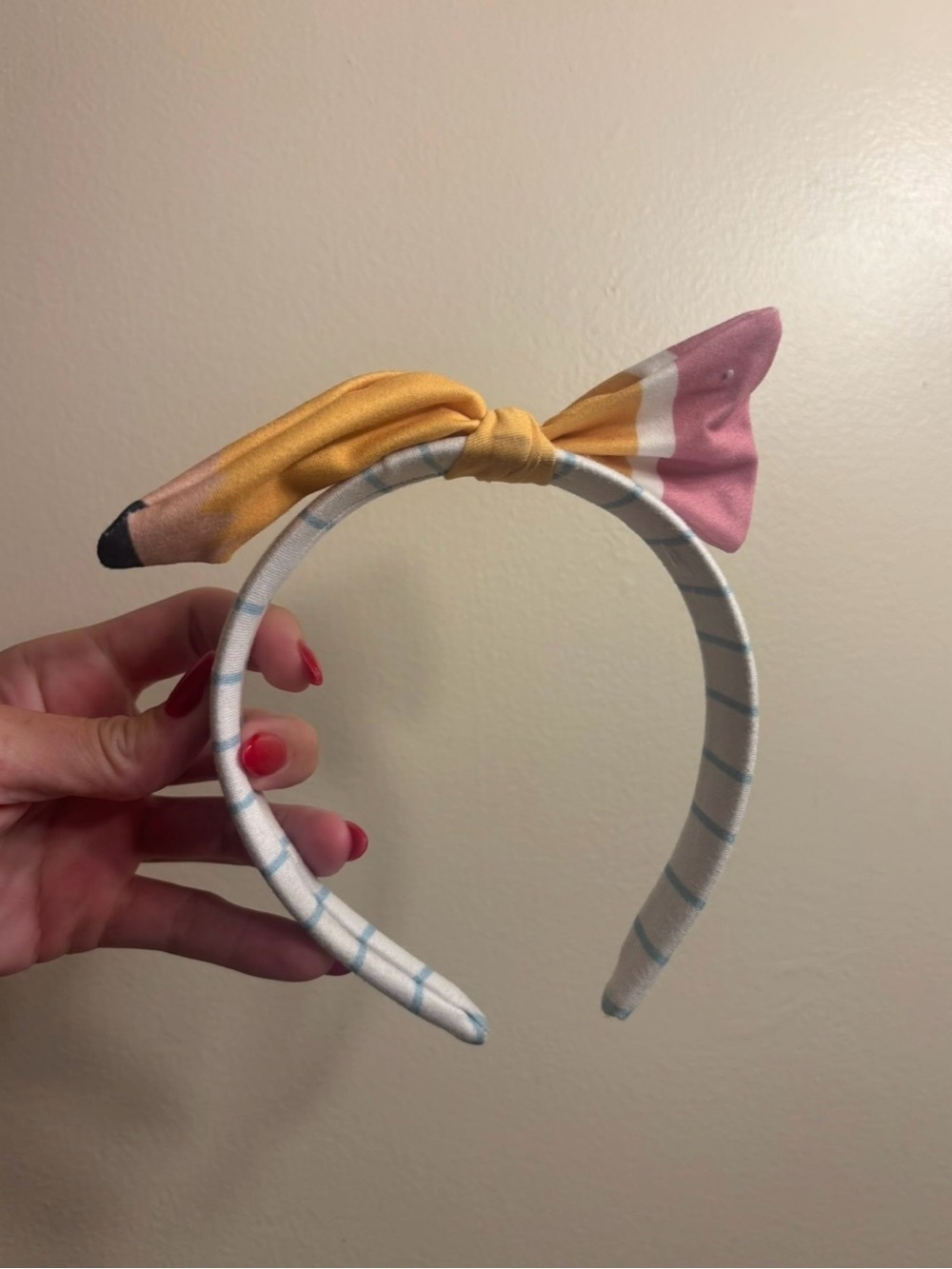 Hand Sewn Pencil/Notepad School Headband